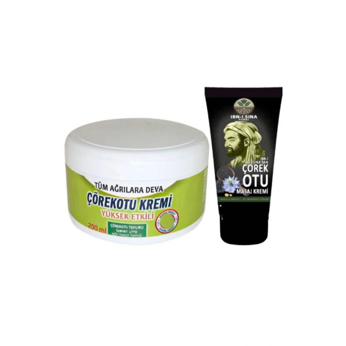 Çörek Otu Adale Sızıları için 200 ml+İbn-i Sina Çörek Otu Kremi 50 ml
