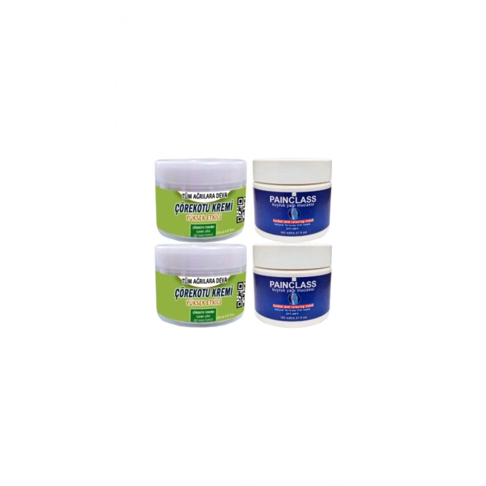 Çörek Otu Kremi 2x150 ml Agrılara+Painclass Kuyruk Yağı Kremi 2x150 ml
