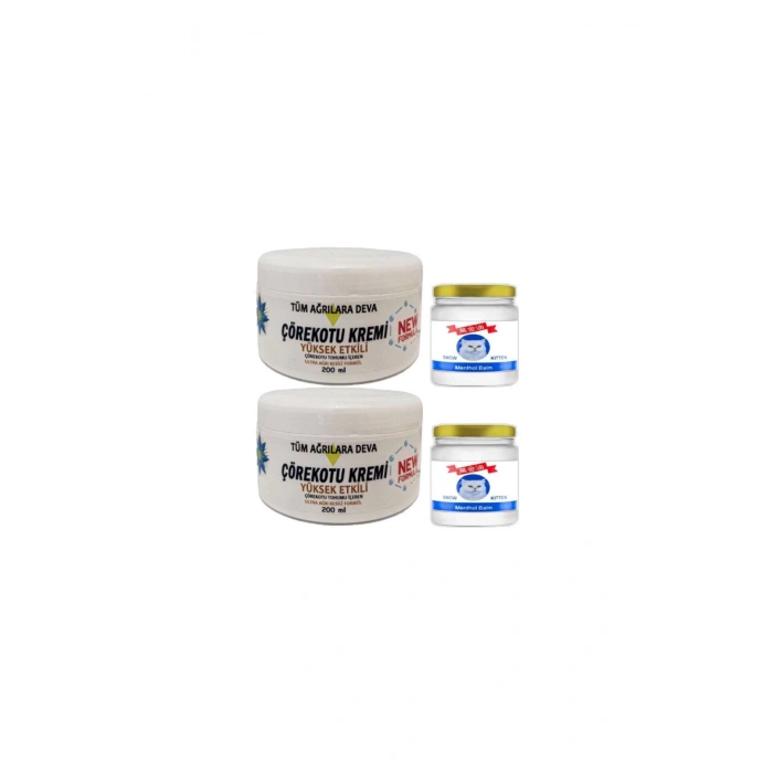 Çörek Otu Kremi XL Boy Agrilar İçin 2x200 ml+Snow Kitten 2x50 ml  Balm