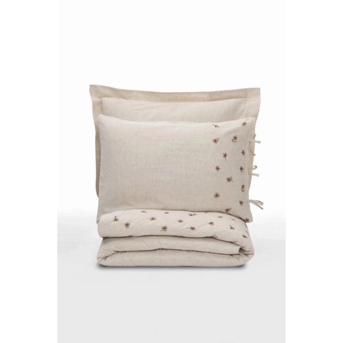 Cotton Keten Çift Kişilik Nev Takımı Arie