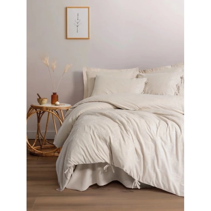Cotton Keten Çift Kişilik Nev Takımı Esmira