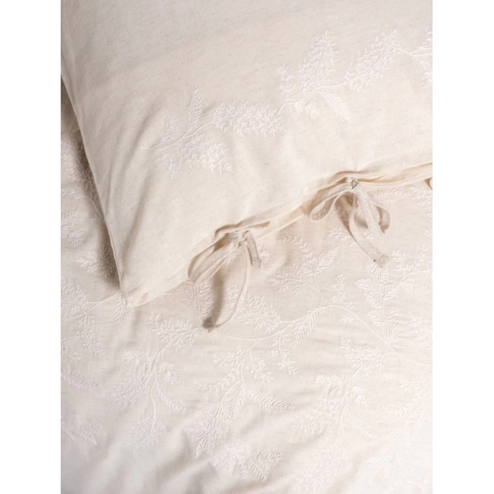 Cotton Keten Çift Kişilik Nev Takımı Kivora