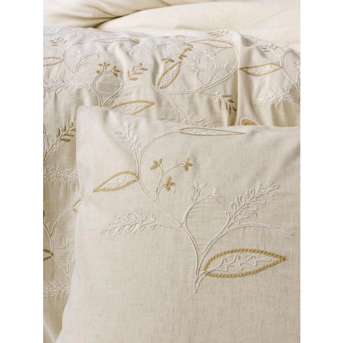 Cotton Keten Çift Kişilik Nev Takımı Lapelis
