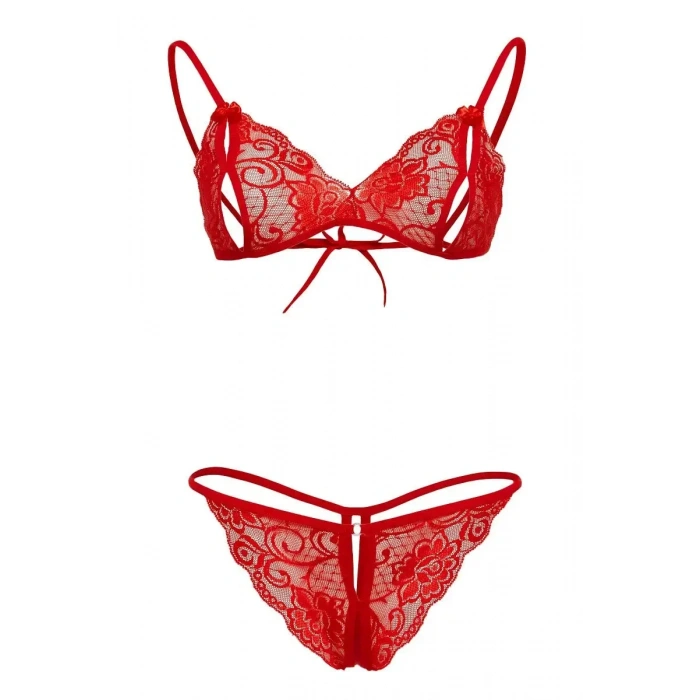 Dantelli Fantazi Sütyen ve G-String Takım