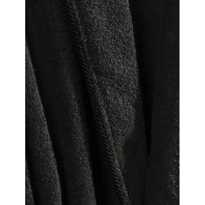 Deluxe Single Bornoz Seti Antrasit 8680108056622