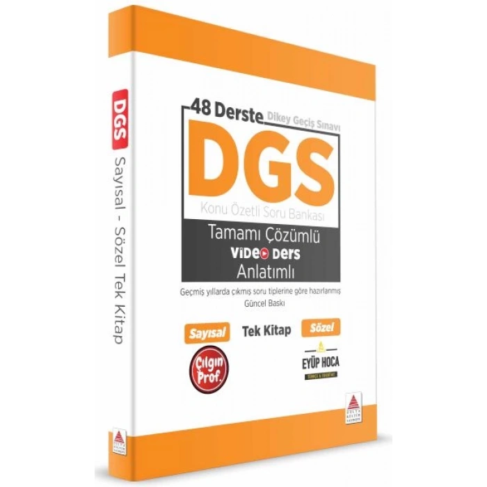 DGS  Konu Özetli Soru Bankası Video Anlatımlı Tek