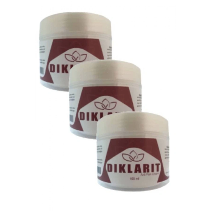 Diklarit Vücut Sızı ve Ağrıları İçin Mucizevi Bakım-Onarım Kremi 100 ml X 3 adet