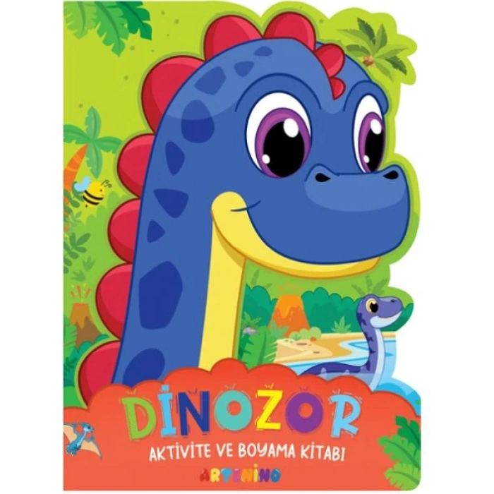 Dinozor - Aktivite ve Boyama Kitabı Serisi