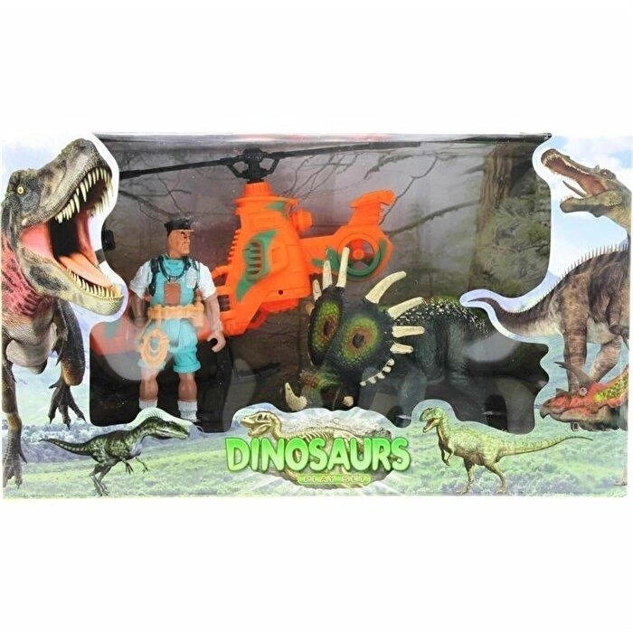 Dinozor Avcısı Helikopter Oyun Seti