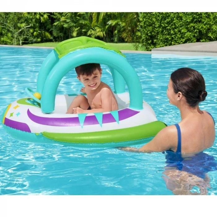 Gölgelikli Direksiyonlu Kornalı Bot 107x102 Cm