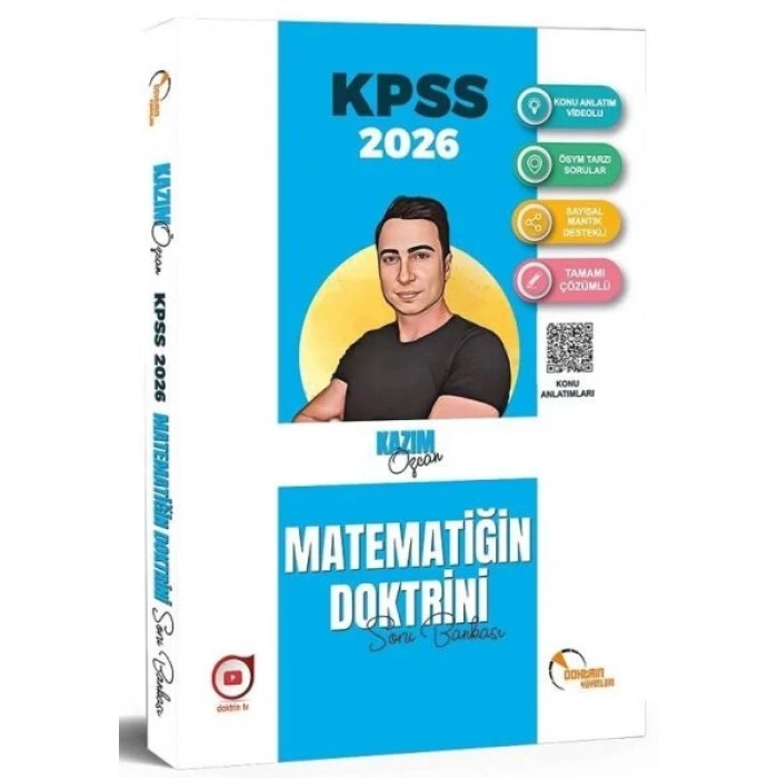 Doktrin 2026 KPSS Matematik Doktrini Soru Bankası Çözümlü
