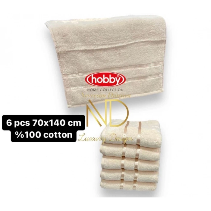 Somon 50x90 6lı Havlu Seti