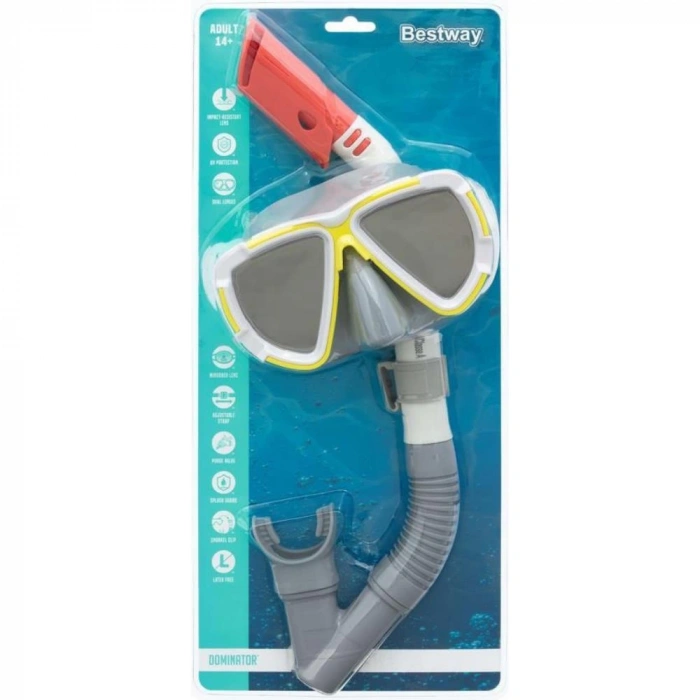 Domir 2 Aynalı Maske Snorkel Set