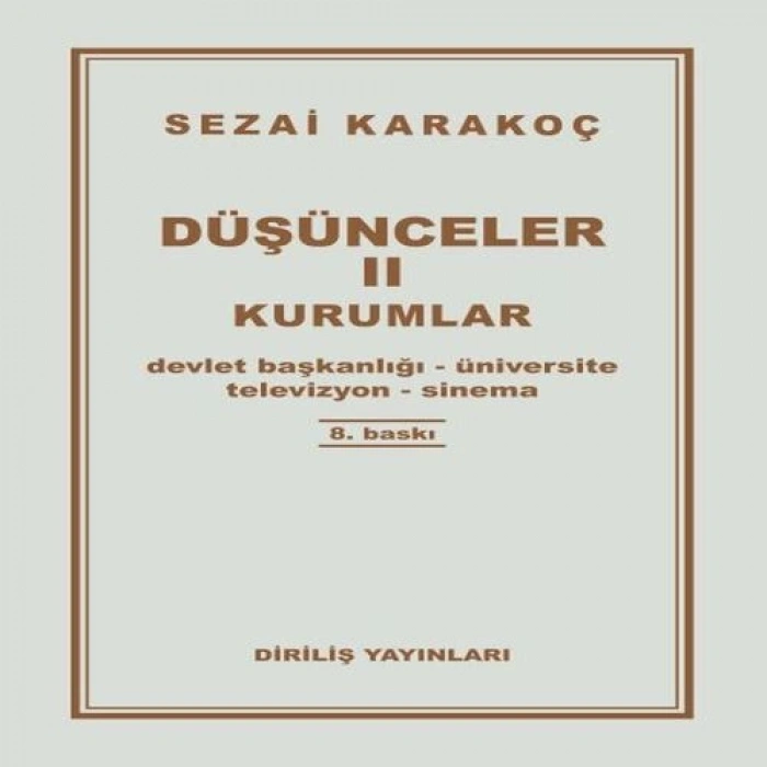 Düşünceler 2 - Kurumlar