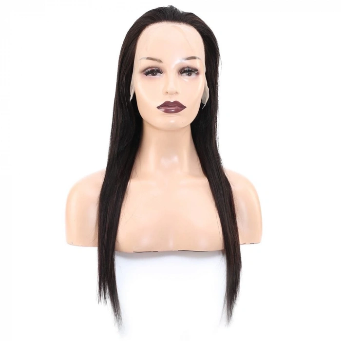 Düz Front Lace Gerçek Tül Peruk / Doğal / 60/65cm