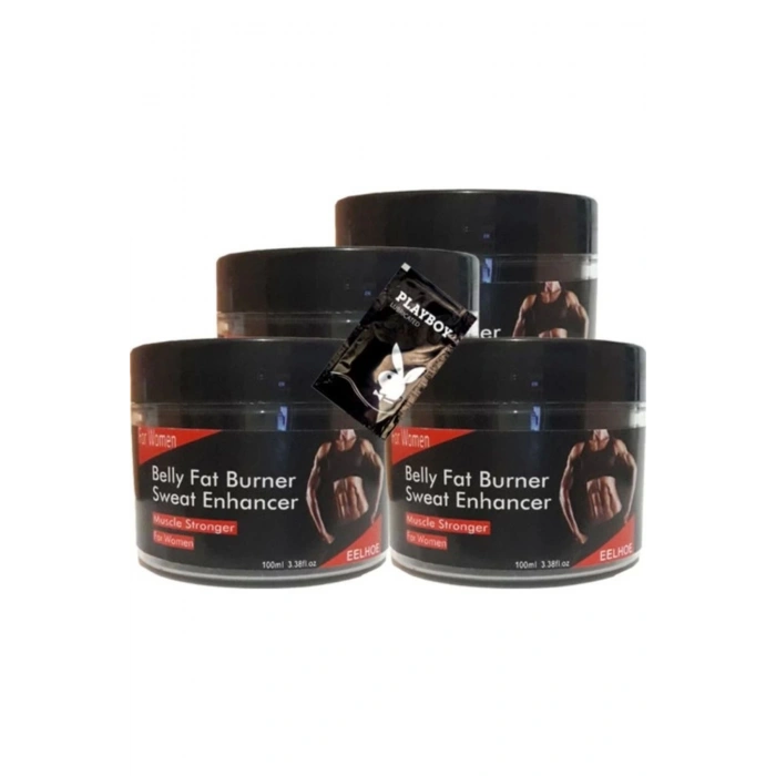 Eelhoe Belly Fatburner Sweat Enhancer Krem 100 ml x 4 adet + Jel
