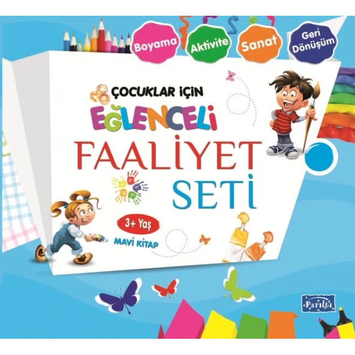 Eğlenceli Faaliyet Seti - Mavi  - 3+ Yaş