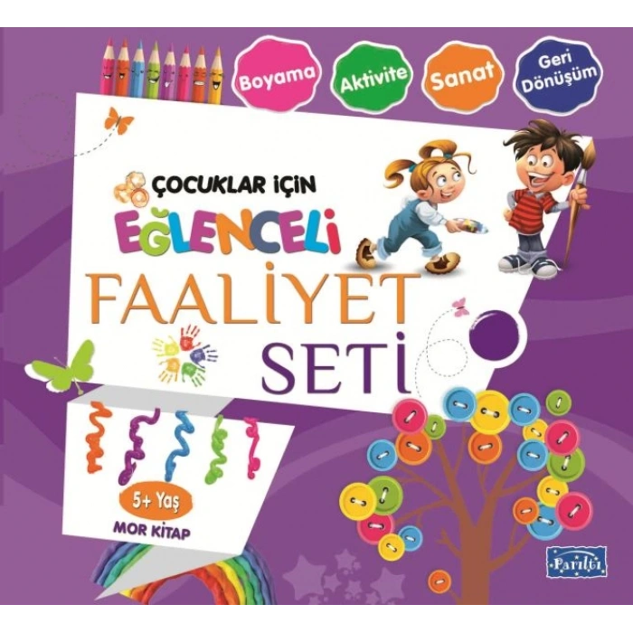 Eğlenceli Faaliyet Seti - Mor  - 5+ Yaş