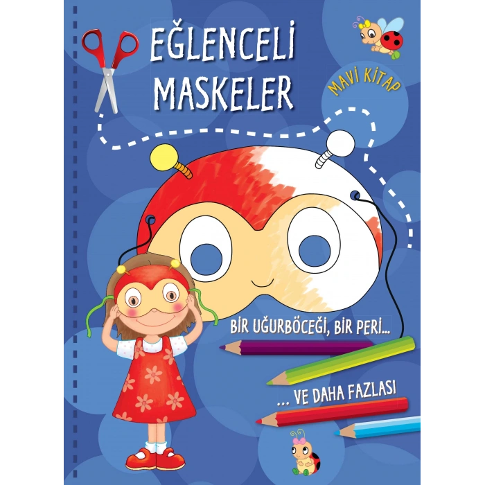 Eğlenceli Maskeler (Mavi )