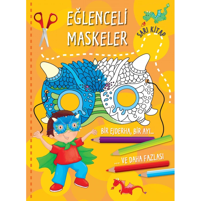 Eğlenceli Maskeler (Sarı )