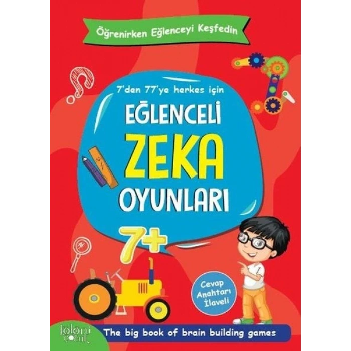 Eğlenceli Zeka Oyunları - Kırmızı  - Öğrenirken Eğlenceyi Keşfedin