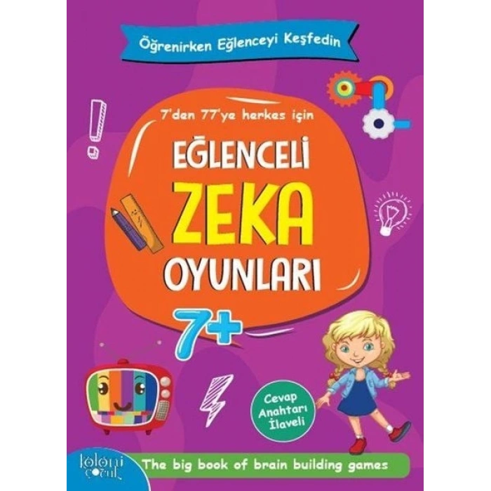 Eğlenceli Zeka Oyunları - Mor  -Öğrenirken Eğlenceyi Keşfedin