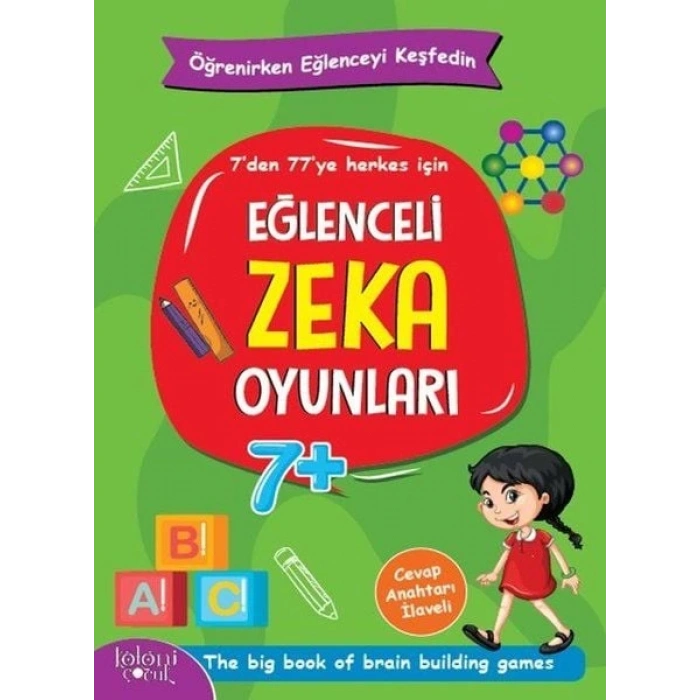 Eğlenceli Zeka Oyunları - Yeşil  - Öğrenirken Eğlenceyi Keşfedin