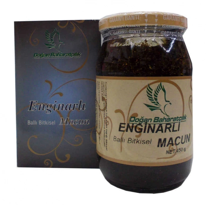 Enginarlı Ballı sel Karışım Cam Kavanoz 450 Gr