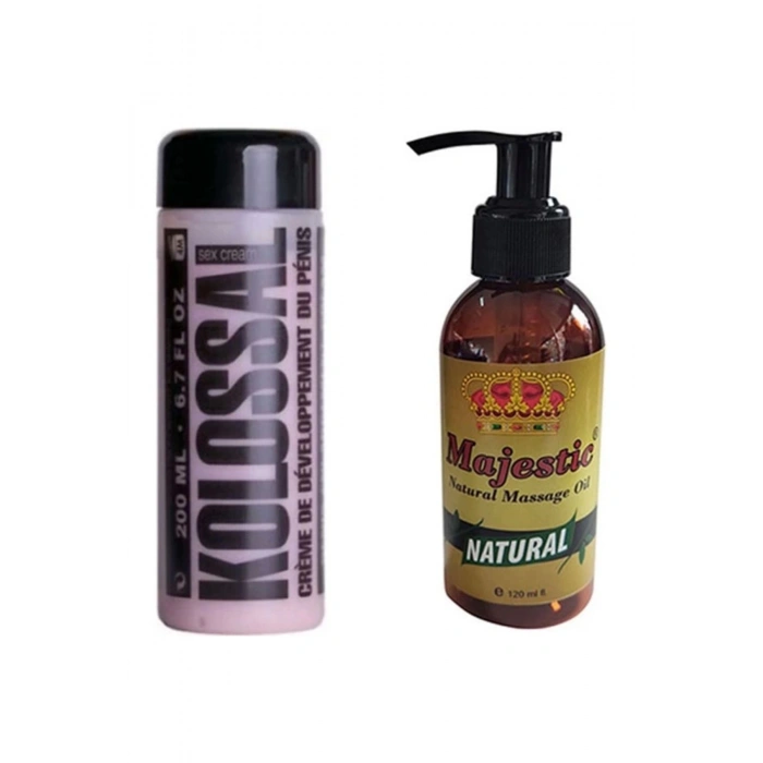 Erkek Genital Kremi 200 Ml. + Masaj Yağı