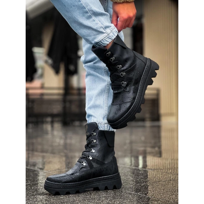 Erkek Spor Bot B Siyah (Siyah Taban)