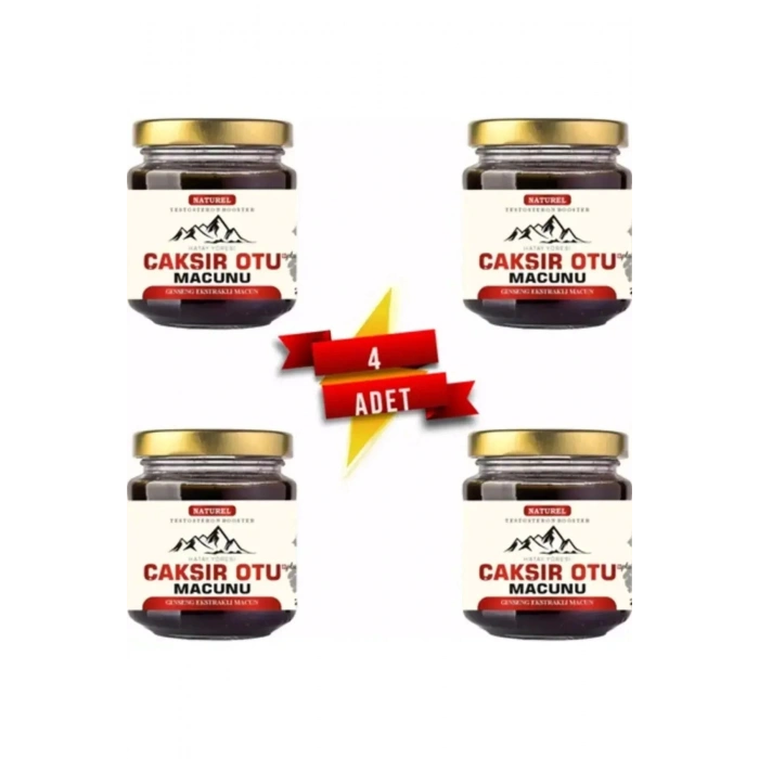 Erkeklere Özel 24 Saat Etkili Hatay Yöresi Çakır Otu Macunu 240 gr X 4 Adet