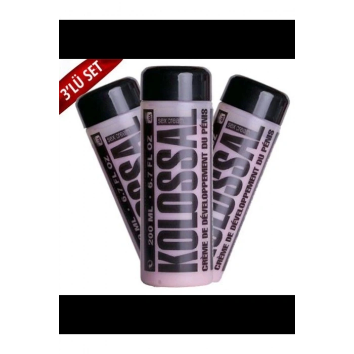 Erkeklere Özel Büyütme Ürünü / Kolossal Mans Product 3lü
