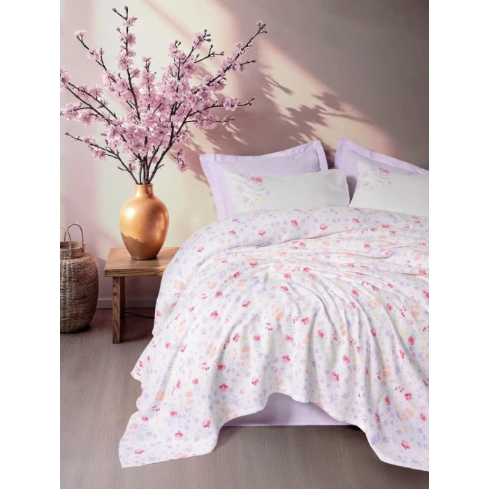 Estiva Çift Kişilik Pike Takımı Winsome Lila