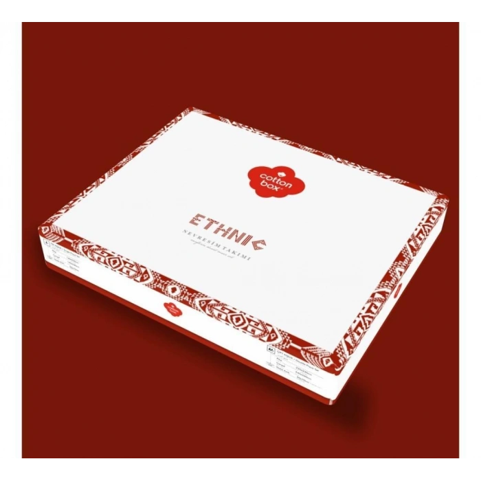 Etnich Nev Takımı Çift Kişilik Adiel Gri