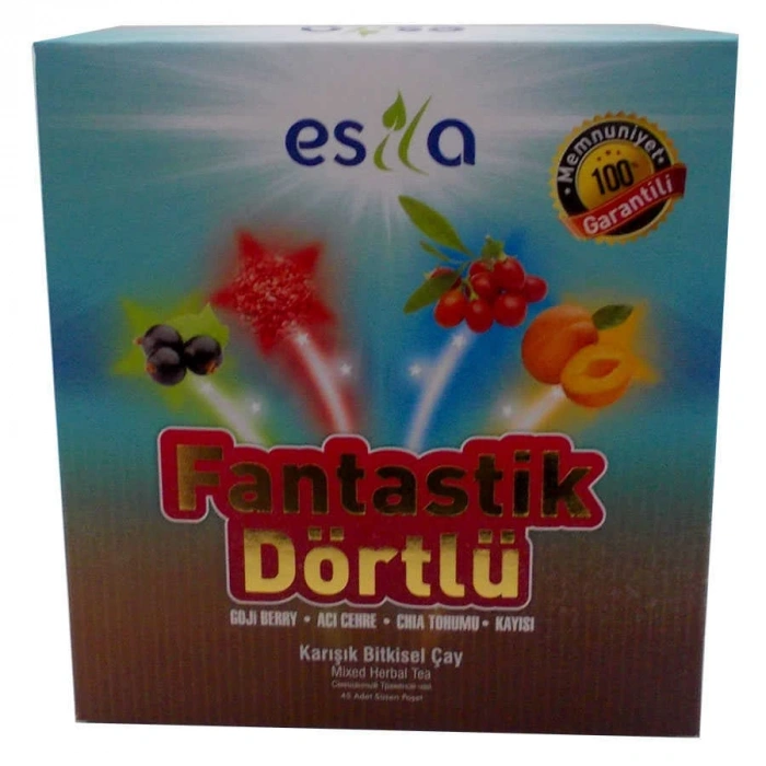 Fantastik Dörtlü sel Yaz Çayı 45 Süzen Poşet