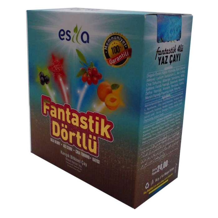 Fantastik Dörtlü sel Yaz Çayı 45 Süzen Poşet