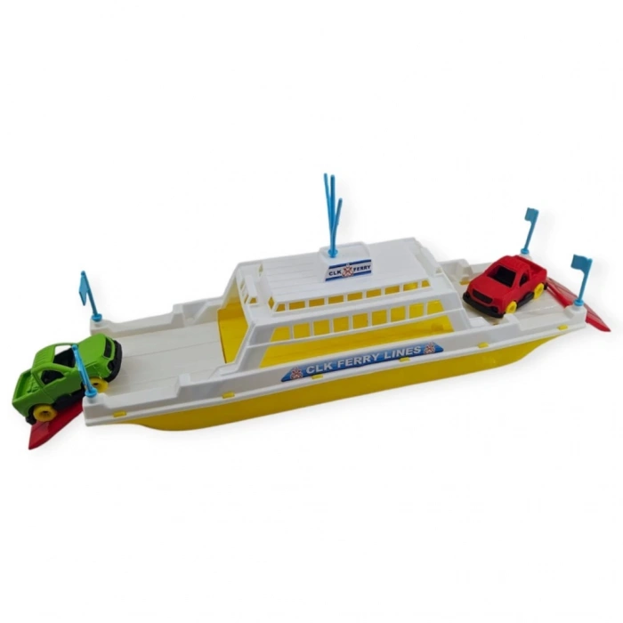 Feribot Araç Taşııyan Gemi 45 cm - Sarı