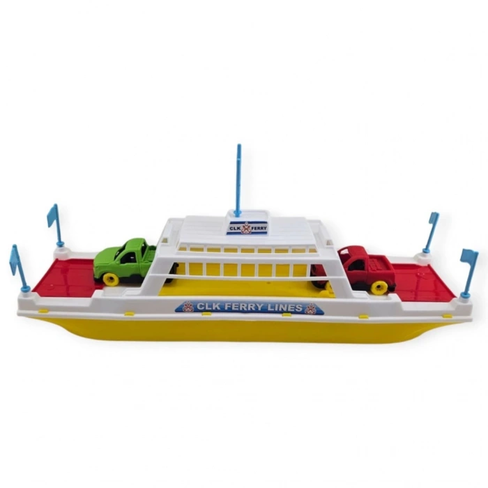 Feribot Araç Taşııyan Gemi 45 cm - Sarı
