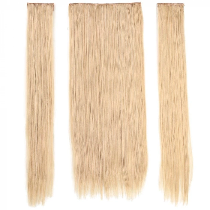 Fiber Sentetik Düz Yarım Ay + 2 Yan Çıt Çıt / Balköpüğü Beyaz Platin Röfleli