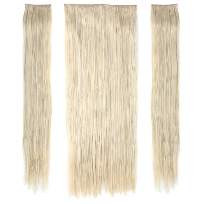 Fiber Sentetik Düz Yarım Ay + 2 Yan Çıt Çıt / Balköpüğü Platin Röfleli