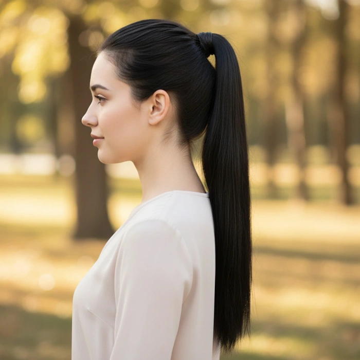 Fiber Sentetik Sihirli At Kuyruğu / Siyah