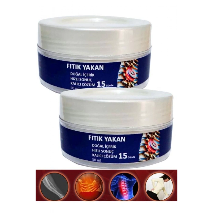 Fıtık Yakan Sırt Bel Adale İskelet Harici Uygulama Masaj Bakım Kremi 50 ml x 2 adet