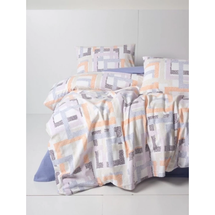 Flanel Nev Takımı Çift Kişilik Hayden Lila