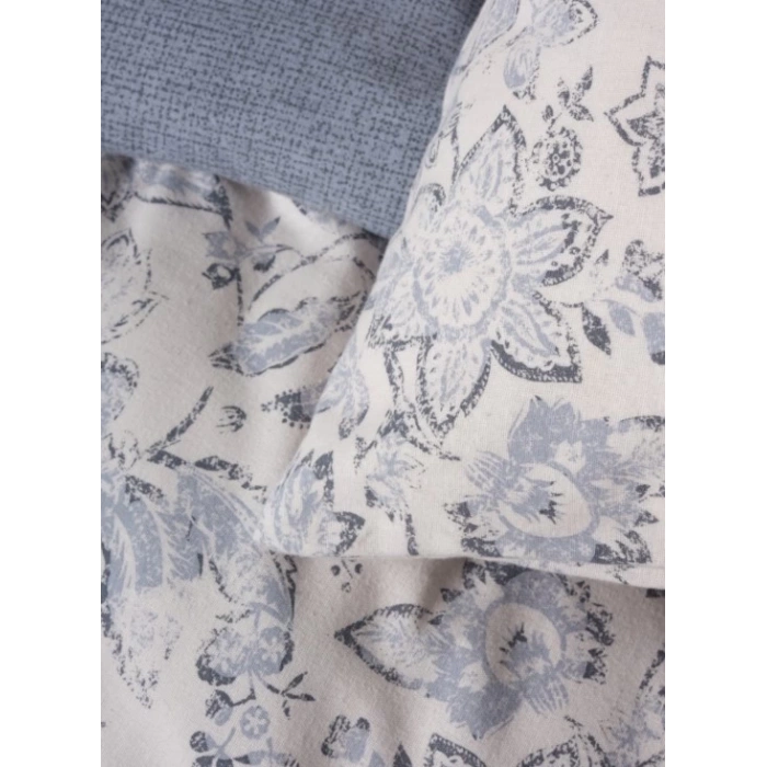 Flanel Nev Takımı Çift Kişilik Ruby Antrasit