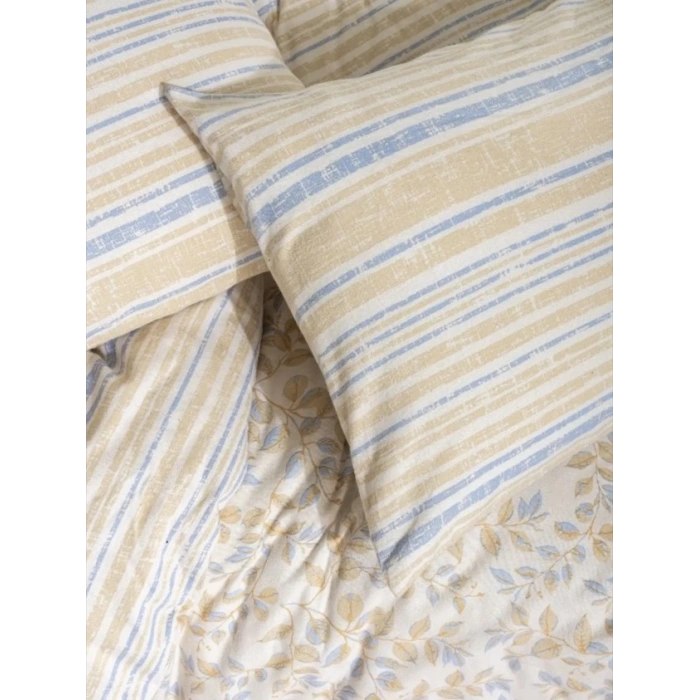 Flanel Nev Takımı Tek Kişilik Roof Mavi