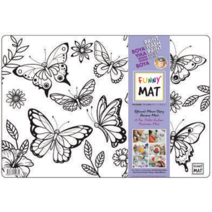 Funny Mat - Kelebekler 33,5x48cm