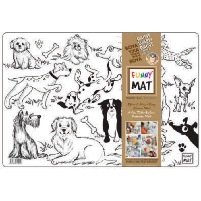 Funny Mat - Köpekler 33,5x48cm