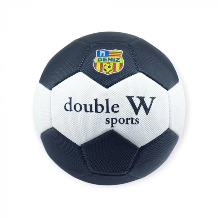 Futbol Topu Dikişli 420 gr No:5 - FB-660-SİYAH
