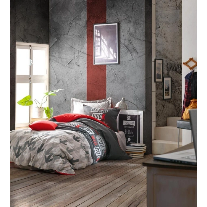 Genç Ranforce Nev Takımı Tek Kişilik Rock Kırmızı