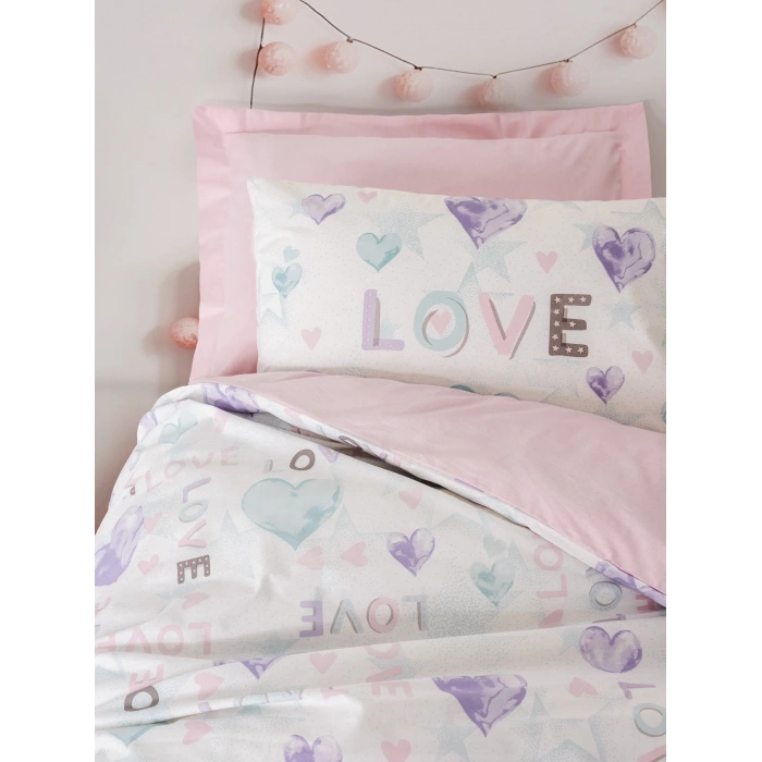 Genç Ranforce Nev Takımı Tek Kişilik Lovella Pembe